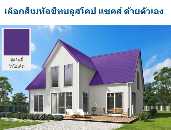 อัลไมตี้ ไวโอเล็ท บลูสโคป แซคส์ (BLUESCOPE ZACS®)