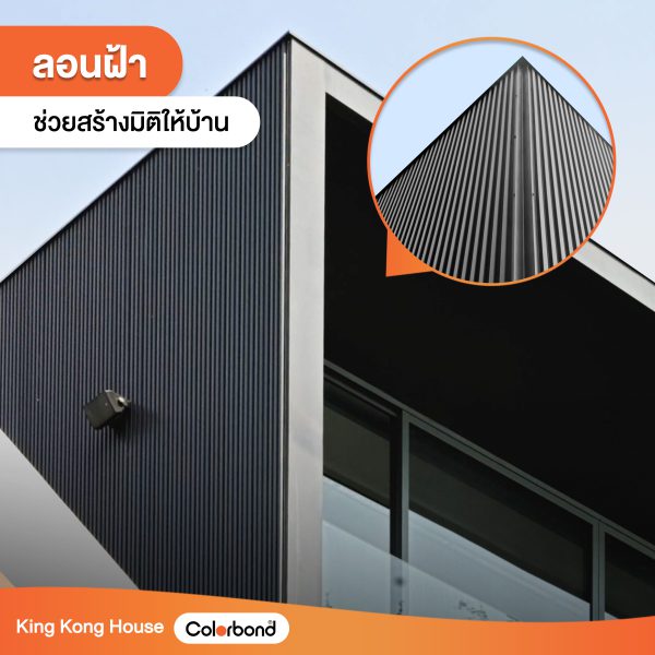 Carbonic Grey SRI 27 Colorbond® แซนวิช พาเนล